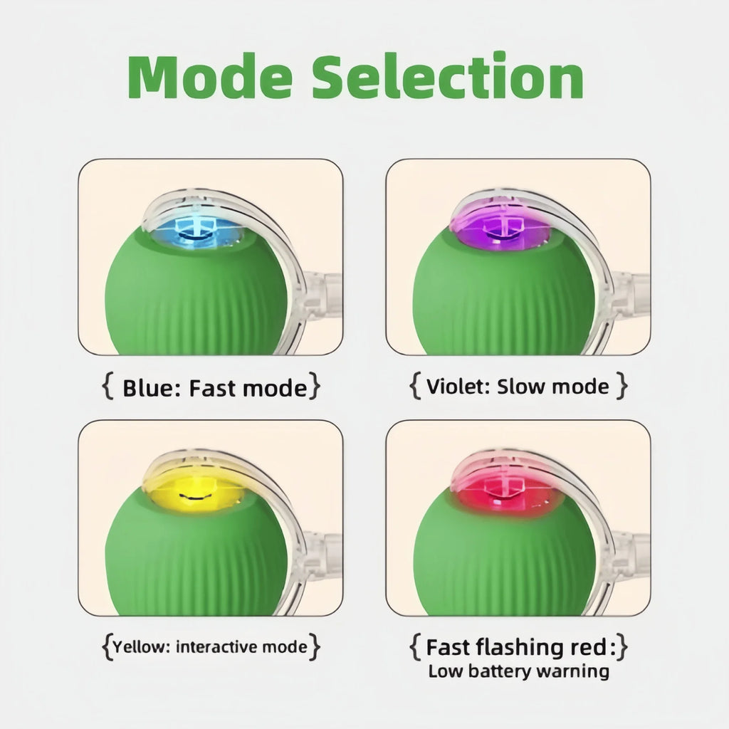 Bola Elétrica Interativa para Gatos e Cães