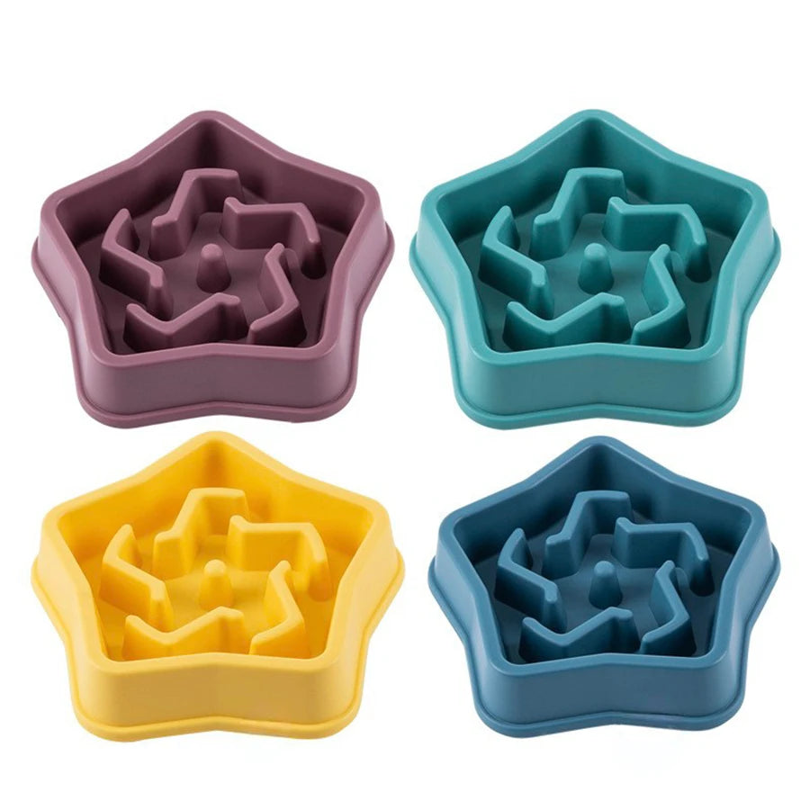 Comedouro Anti-Gula para Cães — Alimentação Lenta e Saudável