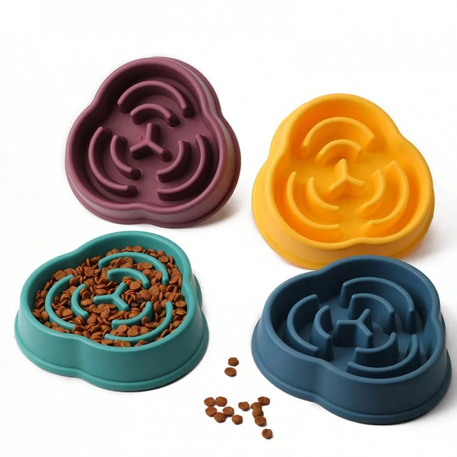 Comedouro Anti-Gula para Cães — Alimentação Lenta e Saudável